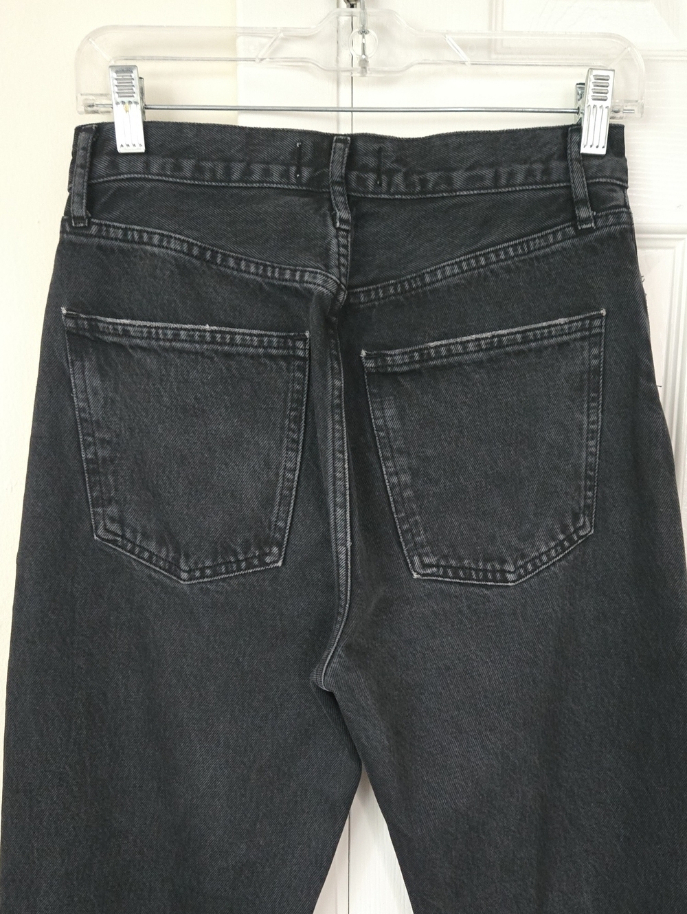 AGOLDE 90’s Pinch Waist High Rise Straight Jeans Hitch Organic Cotton Button Fly - Picture 6 of 12
